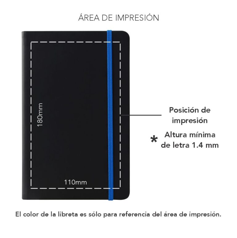 Libreta border black impresion