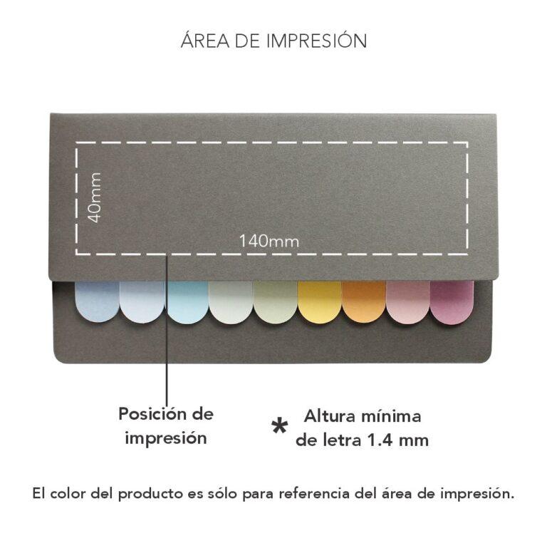 Notas adhesivas color notes